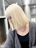 ウェーリング(Welring) 抜きっぱなしブロンド　デザインカラーフェイスフレーミング