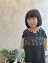 コス(COS)&nbsp;【COS/平塚/加藤】丸みボブ〇バイオレットカラー