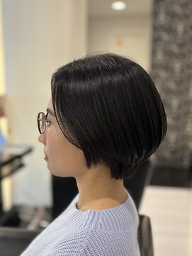 エアー 銀座タワー(AIR) 小顔ヘア　ショートボブ