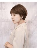 20代30代ナチュラルくびれボブ毛先パーマ艶感結べるボブ