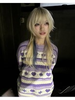 アリー 原宿(ALLY)&nbsp;ハッシュカットシャギーウルフレイヤーカットエクステレイヤー