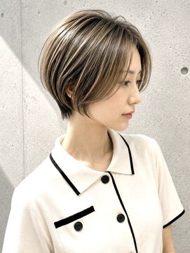 ノア 三宮店(NOA) 【NOA】韓国風くびれショートハイライト透明感カラー