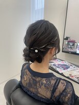 クロス ツー(COROSS2)&nbsp;金箔セット／ヘアアレンジ／お呼ばれヘア/結婚式