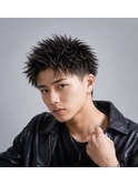 MEN’S/リバースセンターパート/ニュアンスパーマ/渋谷