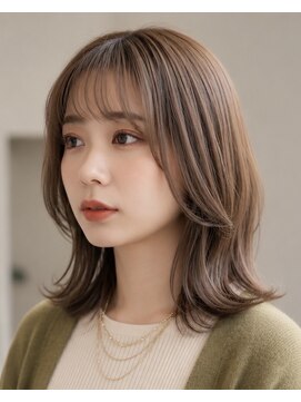 チャチャブラン(cha-cha Blanc) くびれレイヤーアッシュベージュ