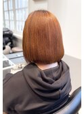 <ゲスト>ナチュラルストレートでぷつっとボブ