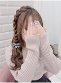 どんなスタイルにも合う編みたらしヘア＊まゆ