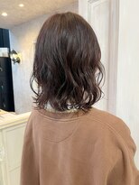 キャアリー(Caary)&nbsp;福山美容室Caary髪質改善ゆるふわパーマ艶髪ピンクブラウン20代