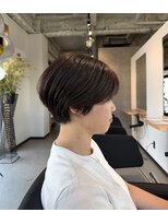 ヤソヤ(88)&nbsp;くびれショート/アッシュベージュ/前髪あり