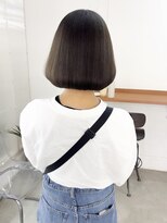 オー(OOO)&nbsp;オリーブグレージュ×内巻きボブ◯