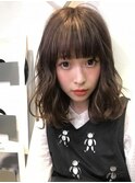 ナチュラルガーリーブラウン