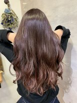 ロア 福岡天神本店(LORE)&nbsp;ナチュラル可愛いピンクグラデーション