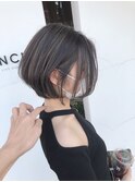 ☆丸みショート×立体感ハイライト☆