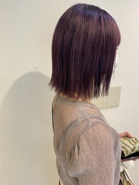 エル(EL by green) (akiko)イノアピンクラベンダーカラー×ケラチントリートメント