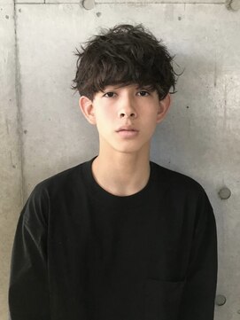 メンズヘアトーキョー(MEN'S HAIR TOKYO) 無造作パーマ/マッシュ/ダークブラウン/ツーブロック