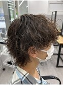 【YUKI】マッシュウルフ×波巻きパーマ