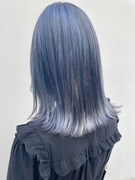 マジコ 下北沢本店(Magico) シルバーアッシュブルー/ダブルカラー/ブリーチ/髪質改善/下北沢