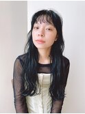 【Hairate本川越】暗髪でも重い印象にならないブルーブラック！