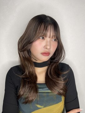 イフイイズカ (Ifh iizuka) face layer × dark brown