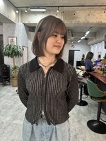 シールドヘアー 沖縄 新都心(C'LD Hair)&nbsp;【C’LD 】ミルクティーグレージュ/ミルキーグレージュ/ボブ