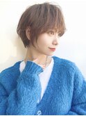 【☆ショートパーマ　ウェーブ　丸みショート】田代美宙