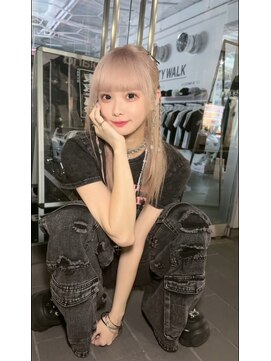 ドットハリス(.Hallis) ホワイトミルクティー【ハイトーン/ブリーチ/ダブルカラー】