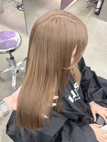 ペレ 栄店(PELE)&nbsp;前髪/アンブレラカラー/こなれミディ/イメチェン/ウェーブパーマ