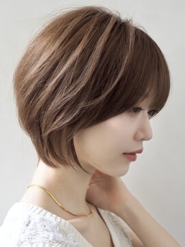 ローネス ギンザ(LONESS ginza) ショートボブ/メルティカラー/マロンベージュ/マッシュショート