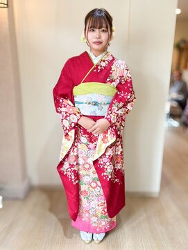 サロンドアンジェ 〈成人式〉着付け・ヘア・メイク・レンタル全部一式☆