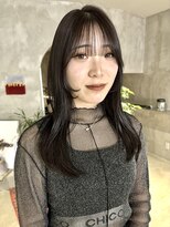 ハウ 心斎橋(how)&nbsp;【艶感★シースルーバング】韓国 髪型 大人可愛いウェーブ巻き髪