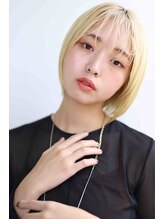 エピックバイファン 竹ノ塚(epc by F.U.N) ブロンド#ハイライト#ショートボブ#ブリーチ＃竹ノ塚