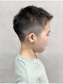 キッズカット/子供カット/男の子/ブルーブラック/メンズ195