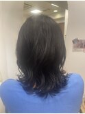 【くびれレイヤーミディ×ナチュラルブラウン】