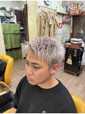 ショートウルフ×ホワイトカラー