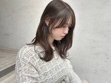 《りこstyle》大人ブラウンカラー〇ナチュラルで日常に馴染むスタイル［ショコラブラウン/顔周りカット］