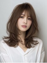 アルトリスト(Altruist Aging×HAIR&SPA)&nbsp;★ダークアッシュ大人ガーリーボブ着物ミディアムレイヤーカット