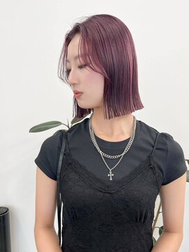 ノエ(noe) ミディアムヘア/デザインカラー/フェイスフレーミング/栄h162