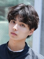 エリマ 横浜西口(elima) 横浜西口センターパートニュアンスパーマフェザーショート緩め