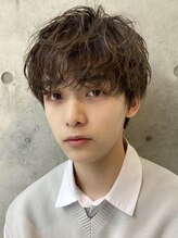 《*シャドウパーマのスタイリングのしやすさ*》自然体でも好印象を与えるスタイルに＊[メンズサロン/眉毛]