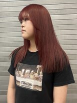 ロックス バイ マグ 松本(rocks BY MAG)&nbsp;チェリーレッド暖色カラーボルドーワインレッド春カラー