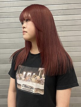 ロックス バイ マグ 松本(rocks BY MAG) チェリーレッド暖色カラーボルドーワインレッド春カラー