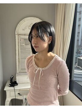 ザザ 高田馬場(ZA/ZA) 乾かすだけでまとまる◎艶感ミニボブ