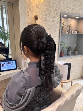 ヴィサージュプラス(VISAGE plus) 編み下ろしアレンジ♪