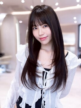 ハバナ 天神(HAVANA) ミディアムレイヤーカット×髪質改善/大人ガーリー/顔周り