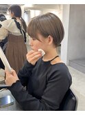 似合わせカットミルクティーブラウンココアブラウン