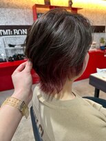 ヴィスト バイ レボ(VIST by REVO) 着物ヘア/ダークアッシュ/ミディアムレイヤーカット/新松戸