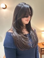 ハーパーズ 渋谷(harpers) ダークアッシュブラウンバタフライレイヤーカット