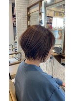 ミルク(MILK) ショートボブ×ナチュラルブラウン×髪質改善トリートメント