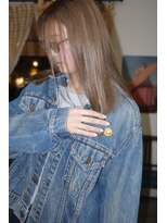 チャプター 問屋町(chapter)&nbsp;髪質改善トリートメントミルクティーベージュ透明感ケアカラー