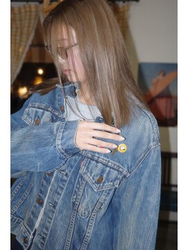 チャプター 問屋町(chapter) 髪質改善トリートメントミルクティーベージュ透明感ケアカラー